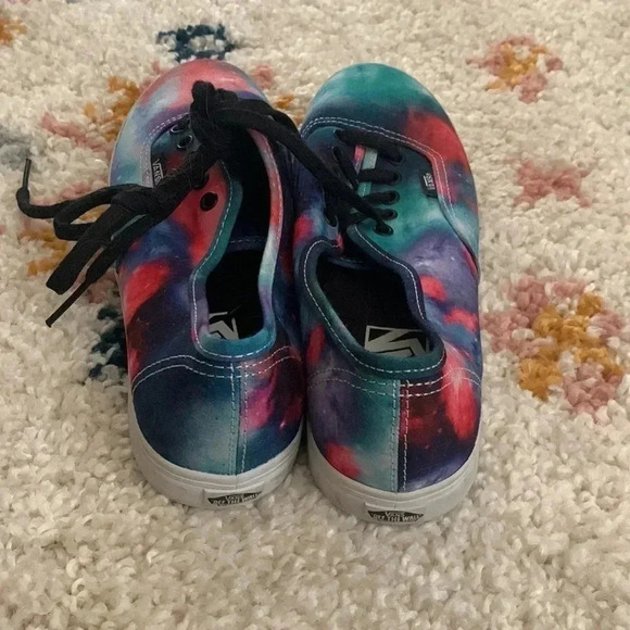 Vans Authentic Lo Pro Cosmic Galaxy Sneakers Size 6.5 - Picture 4 of 7